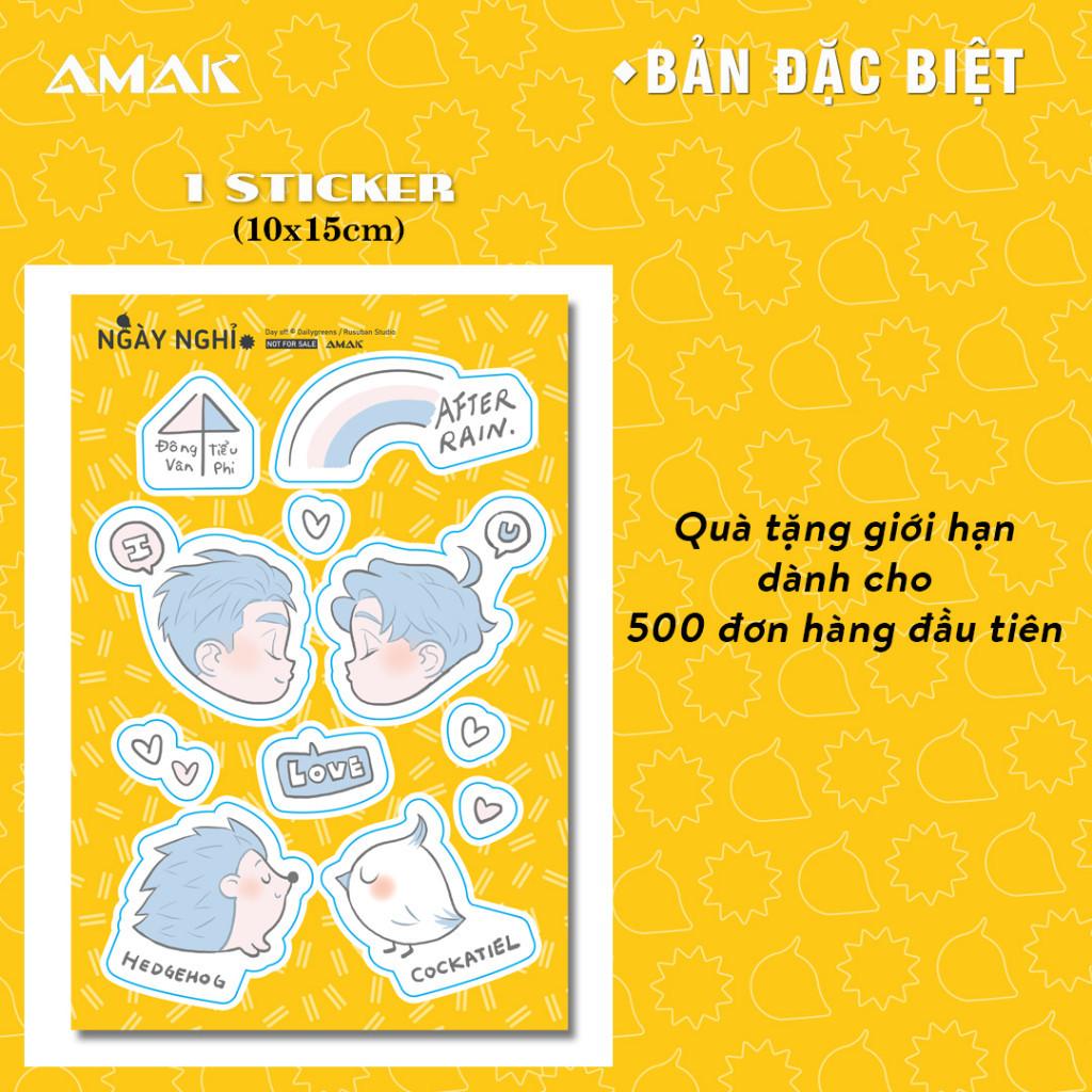 Ngày nghỉ - truyện manhua in màu - Amak
