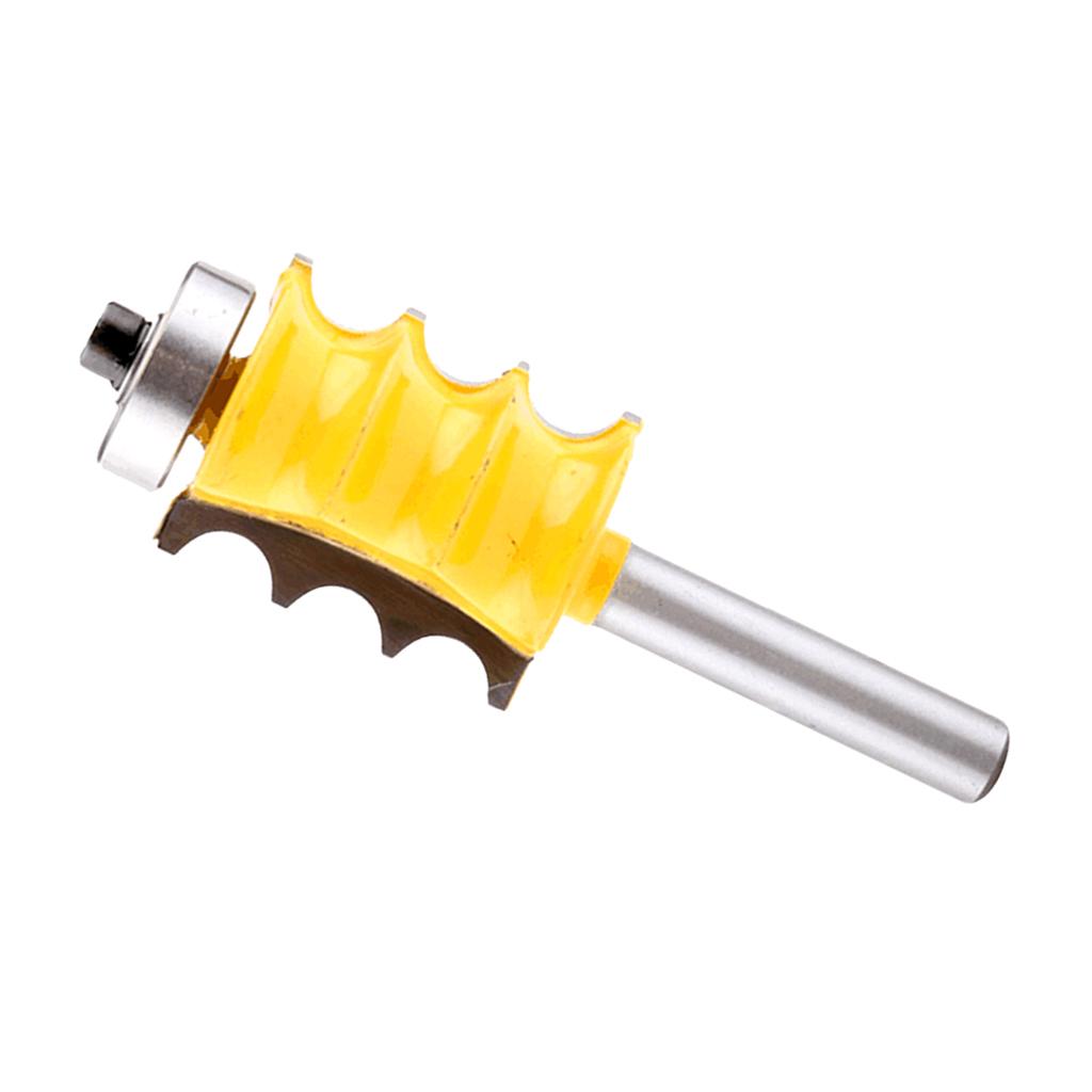 3/16-Inch Triple Beading Bit Woodworking Tool w/ 1/2-Inch Shank