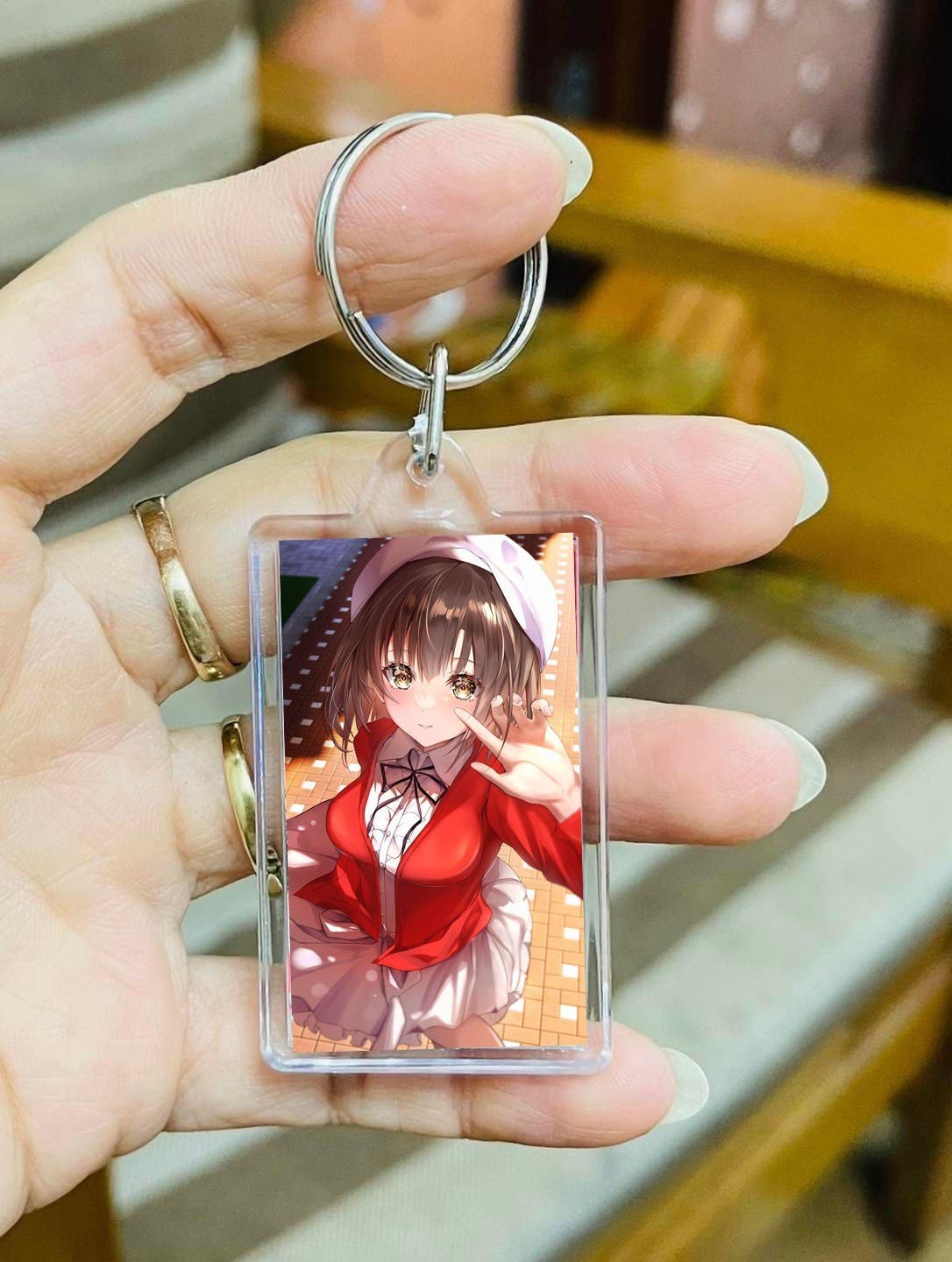 Móc khoá Saenai Heroine no Sodatekata / móc treo khoá anime Saenai Heroine no Sodatekata