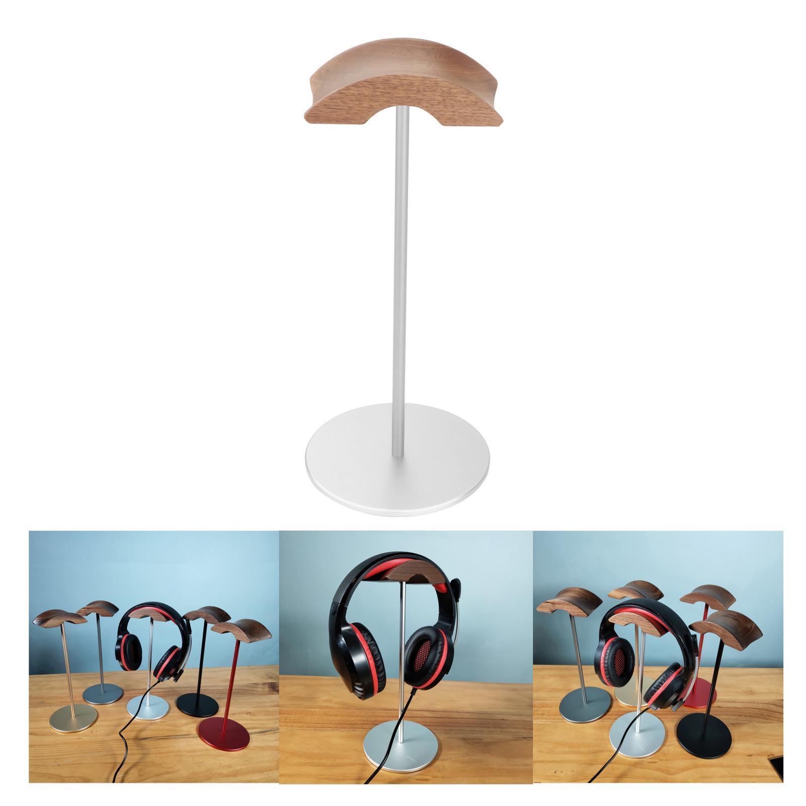 Headphone Stand Natural Wood  Mount for Headphones