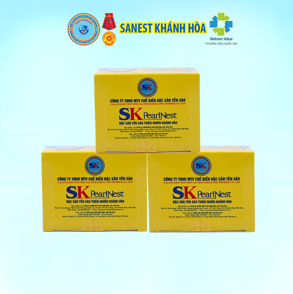 SKPearlNest Đặc sản yến sào tinh chế hộp 3g