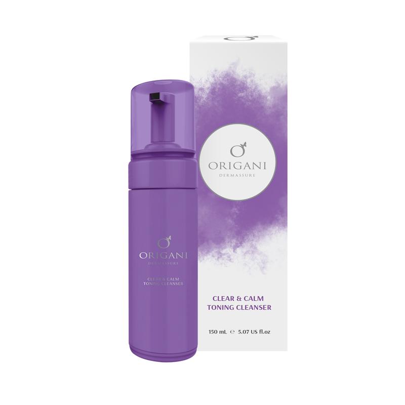 Sữa Rửa Mặt Origani Dermassure - Clear & Calm Toning Cleanser - Có Chứng Nhận Hữu Cơ - Xuất Xứ Úc - Giúp làm Sạch Bụi Bẩn Bã Nhờn, Cân Bằng Độ PH Và Kiềm Dầu