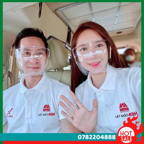 Combo 2 Kính Chống Giọt Bắn Phòng Dịch Bảo Hộ Full Face Trong Suốt - Mặt Nạ Chống Giọt Dầu Văng Bắn Chống Bụi Gió - CH Hương Thị Miễn Phí Vận Chuyển