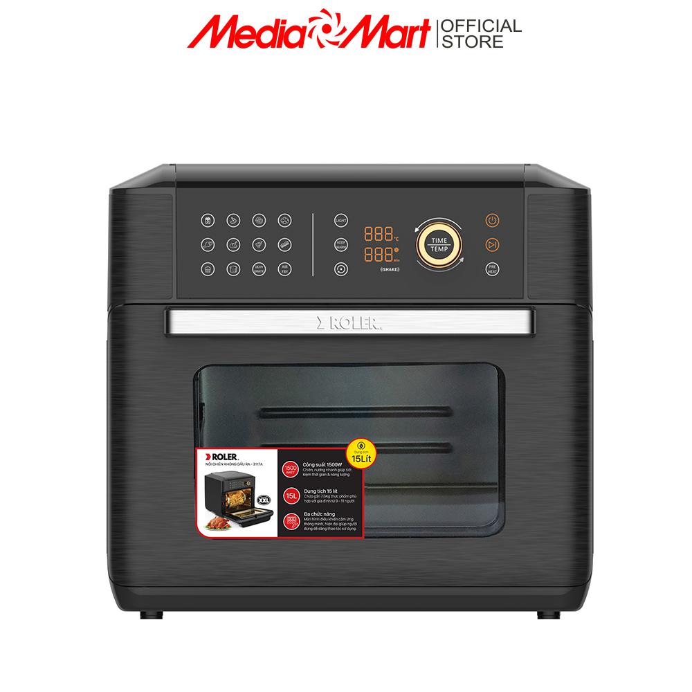 Nồi chiên không dầu điện tử đa chức năng 15L ROLER RA-3117A - Hàng chính hãng