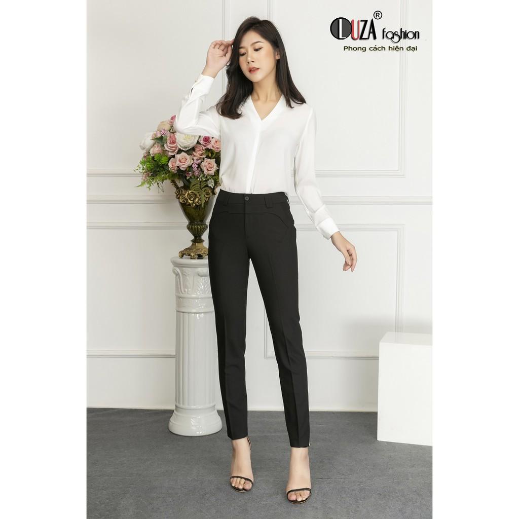 Quần âu cách điệu cạp trước
