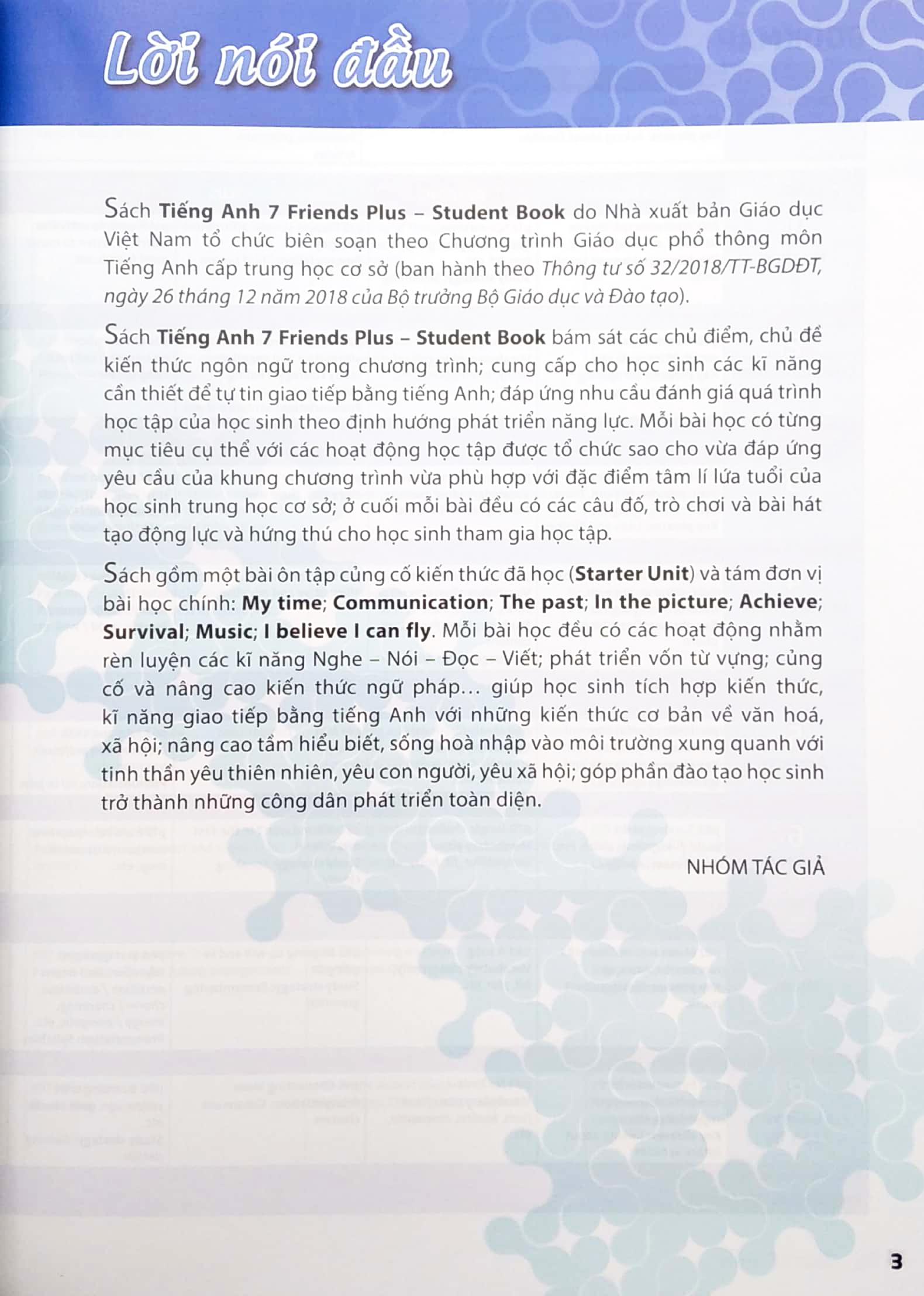 Tiếng Anh 7 Friends Plus - Student Book (2023)