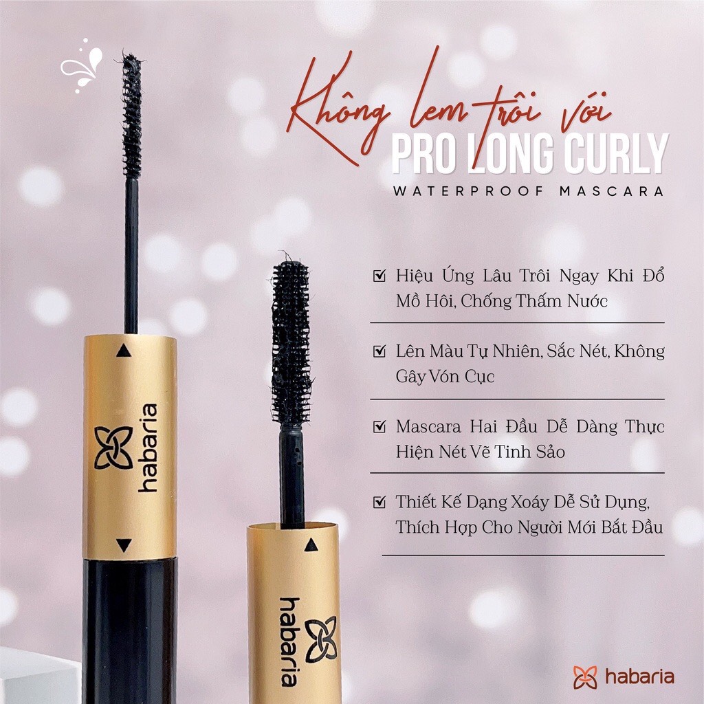 Mascara hai đầu Habaria Pro Long Curly