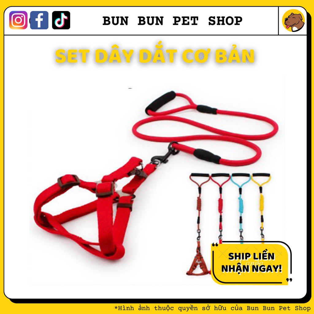 Dây dắt da cho chó mèo