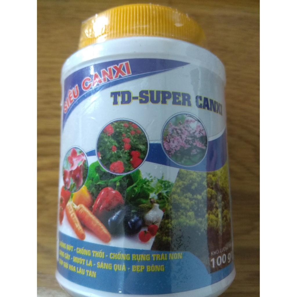 Phân bón lá super Canxi cho hoa lan và cây cảnh - chai 100 gram
