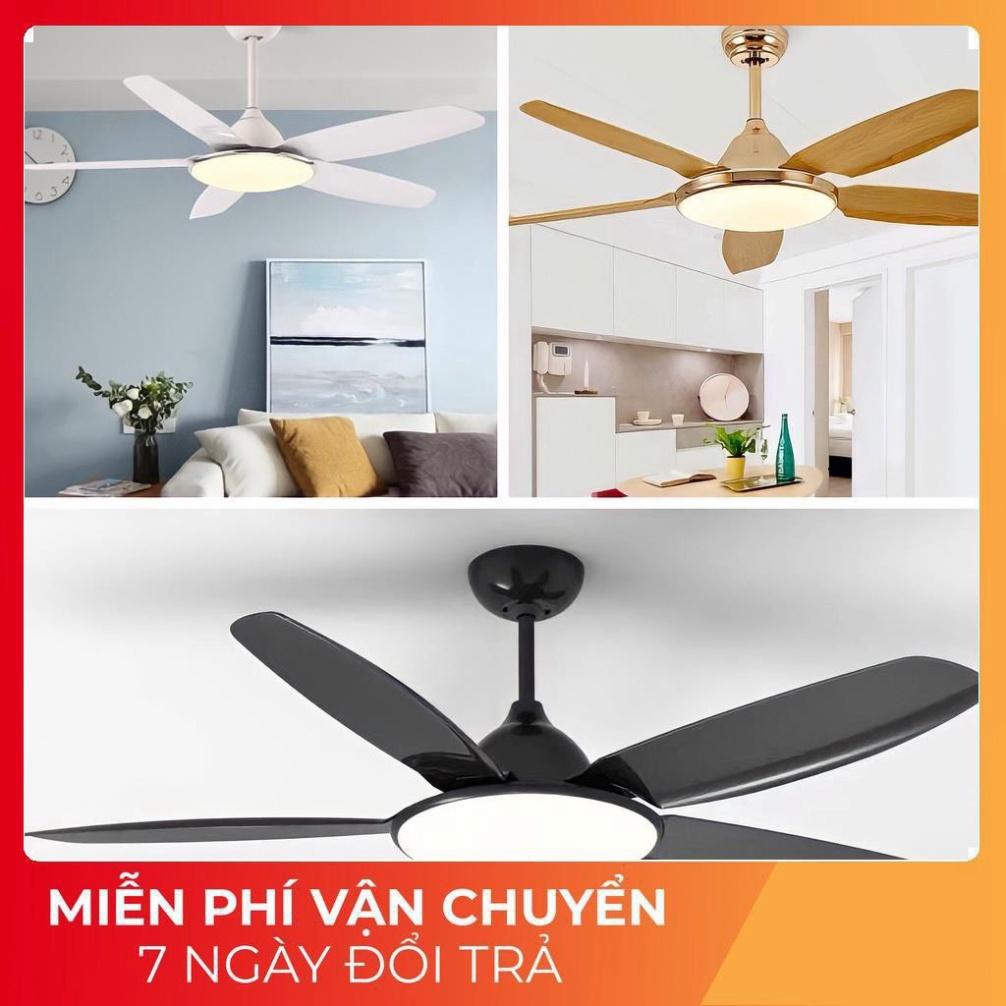 Quạt Trần Đèn Simple Lõi Đồng 6 tiêu chuẩn Gió, Có chỉ huy Từ Xa, 2D Hút Ẩm, 3 cách thức năng lượng