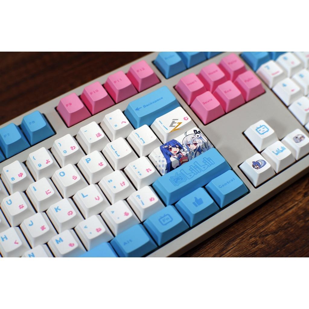 Keycap cho bàn phím Bilibili Thick PBT Cherry Profile 134 Phím | EZPC