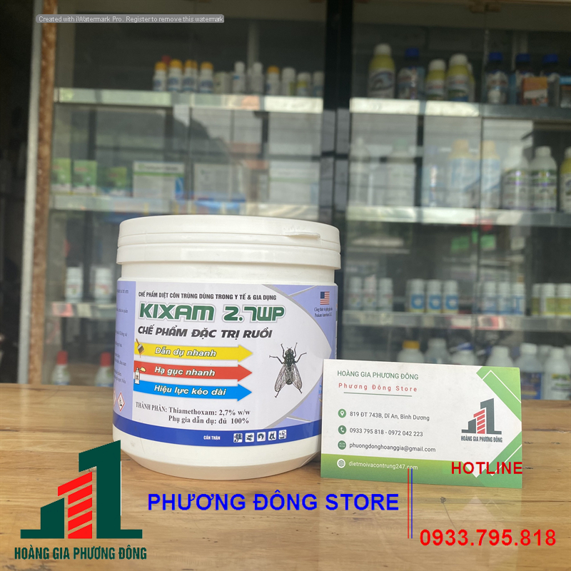 Thuốc diệt ruồi dạng bả KIXAM 2.7WP _ 400gam