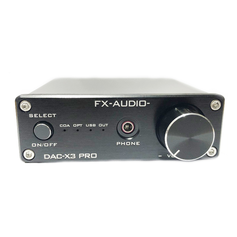 Hàng Chính Hãng - Bộ Giải Mã DAC X3 Pro - Chipset Cao Cấp ES9023 + CS8416 + NE5532 + CM108AH Hỗ Trợ Đa Dạng PC-USB Coxial Optical Đa Định Dạng Lossless, MP3, FLAC, WAV Thiết Kế Sang Trọng Thanh Trung Thực Bass Mạnh Mẽ Treble Sáng Rõ  - FX AUDIO