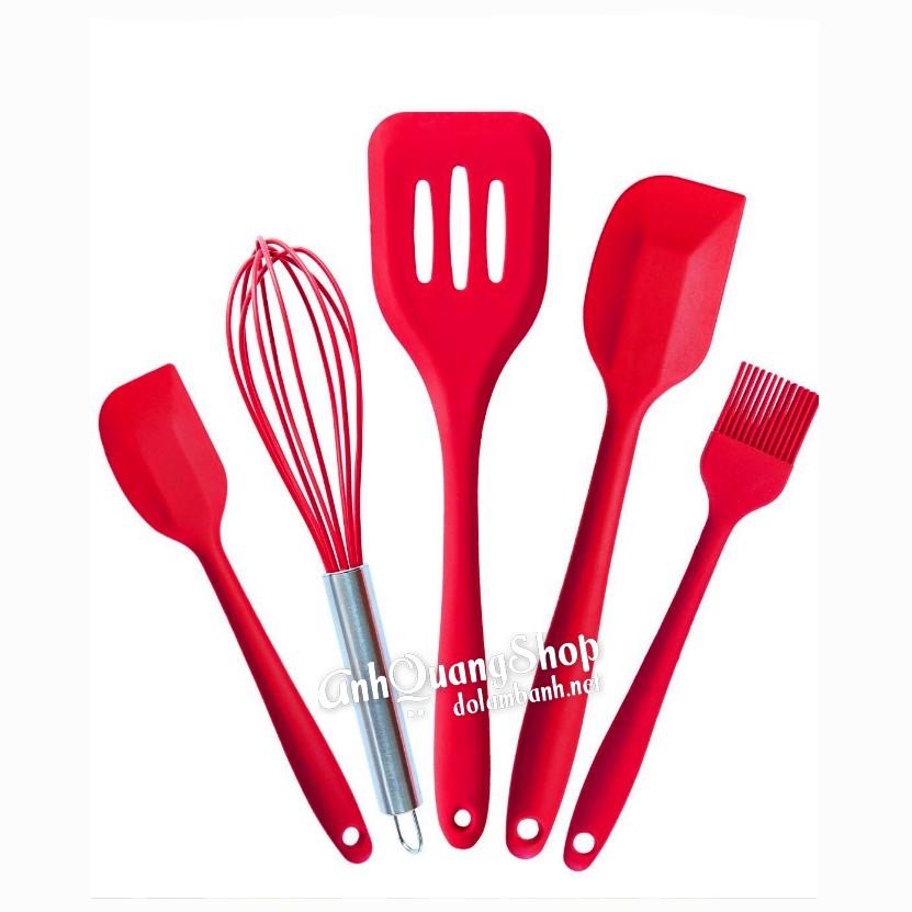 Bộ phới chổi spatula 5 món