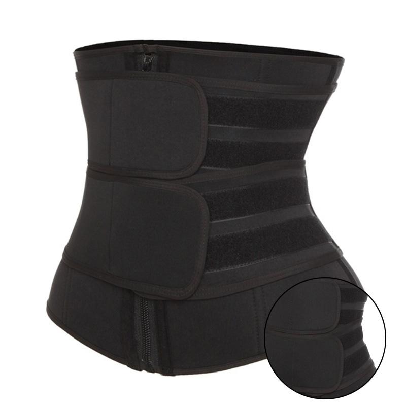 Neoprene Xông Hơi Eo Huấn Luyện Áo Mồ Hôi Dây Cho Nữ Giảm Cân Nén Tông Đơ Cắt Tập Luyện Thể Dục