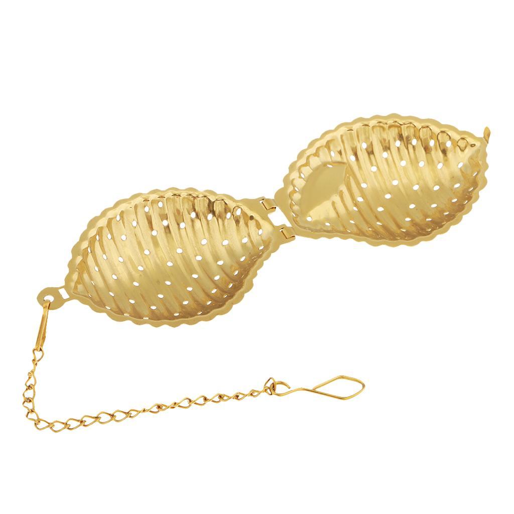 Conch Model Stainless Steel Tea Infuser Mesh Strainer Filter Kitchen Tools