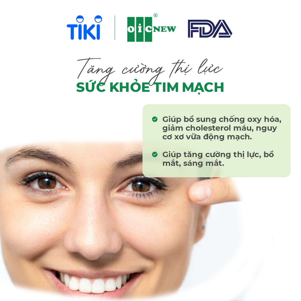 Combo Bảo Vệ Trái Tim Khỏe Mạnh Viên Uống OIC New Nano Omega3 Và Nano Quercetin
