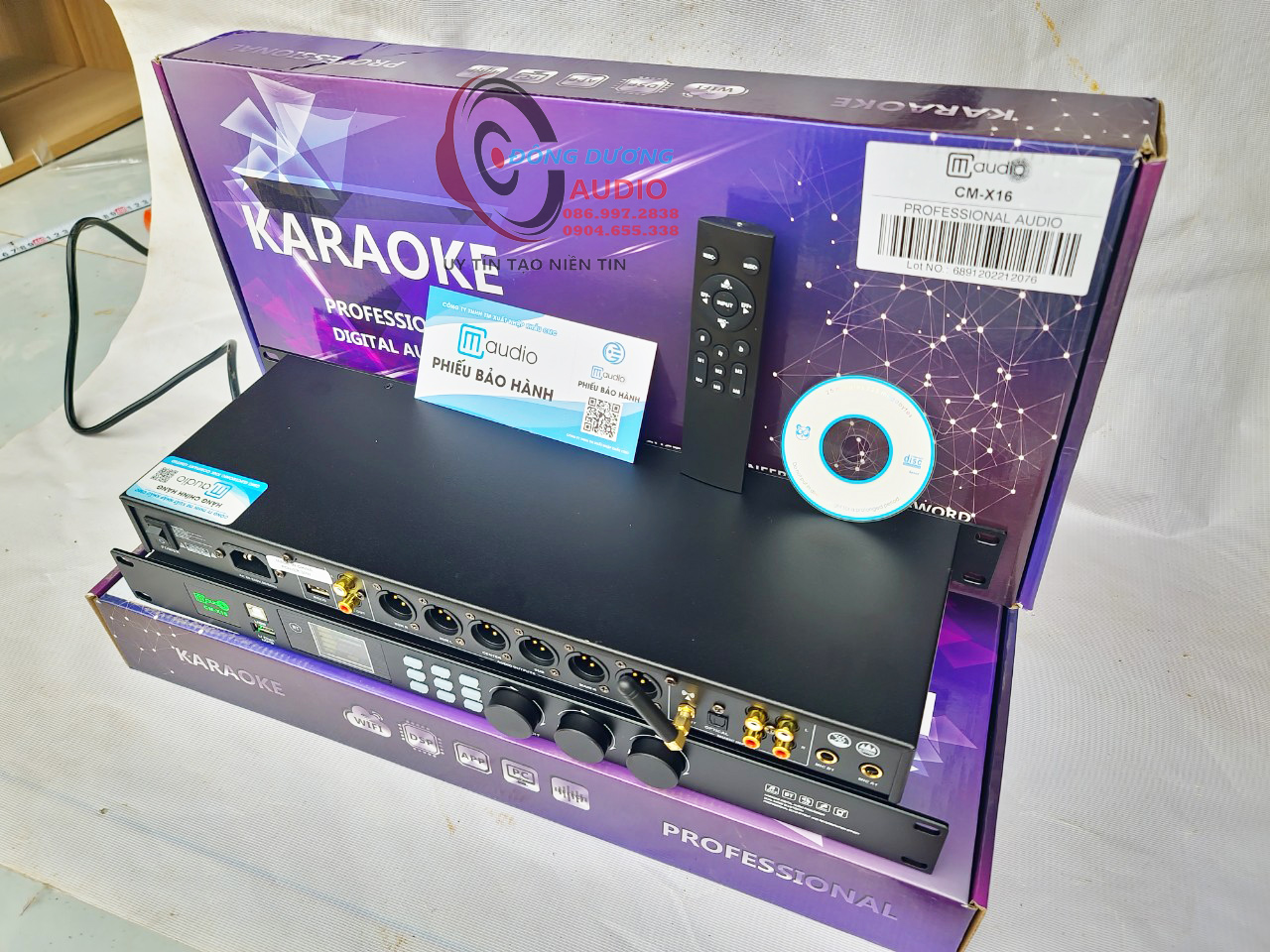 VANG SỐ KARAOKE CHUYÊN NGHIỆP SÂN KHẤU SỰ KIỆN - CM X16 HÀNG CHÍNH HÃNG