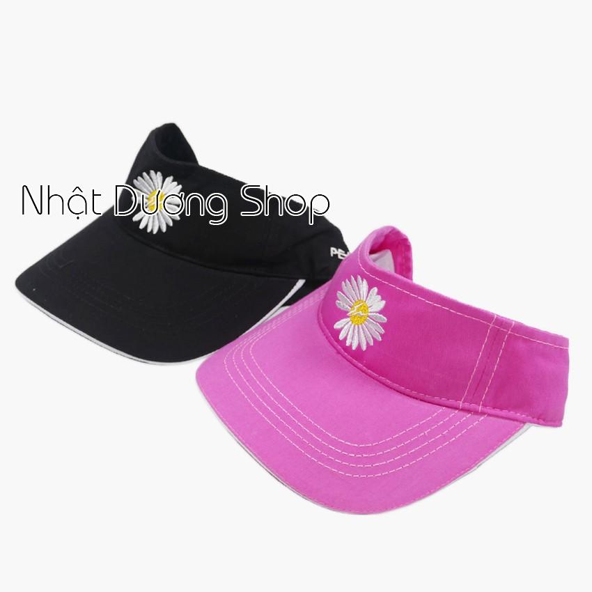 Nón kết thể thao loại nửa đầu theo hoa cúc chất liệu vải Cotton thoáng mát