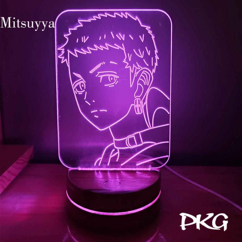 Đèn Ngủ Led 3D MISSUYYA nhân vật Anime phát sáng 16 màu cảm ứng có điều khiển từ xa