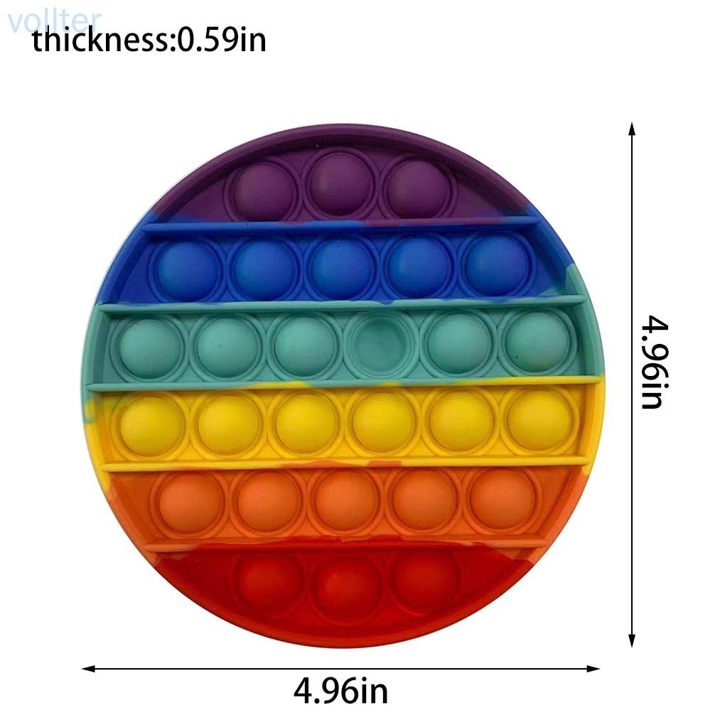 Đồ Chơi Nút Nhấn Giảm Căng Thẳng Bằng Silicon Cho Trẻ Em