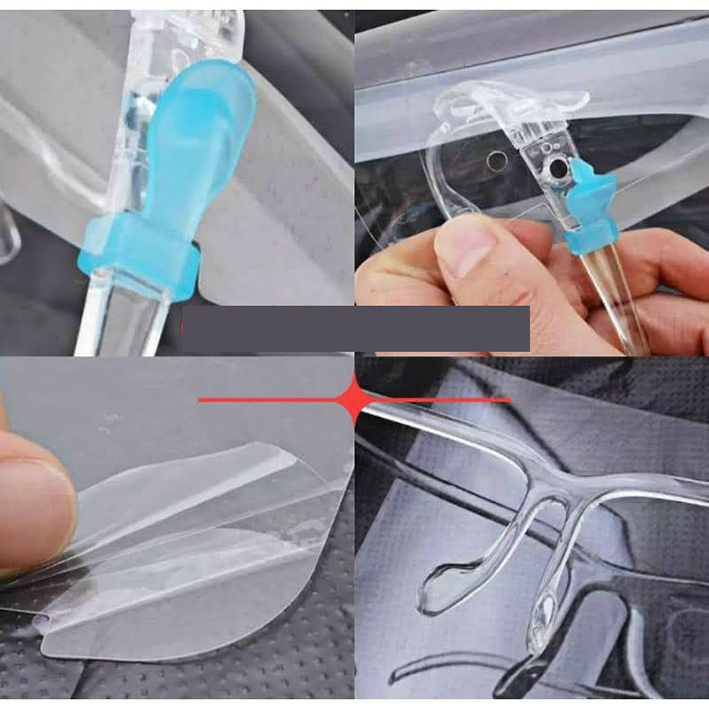 Comboo 2 Bộ Kính cài mặt nạ chắn bụi