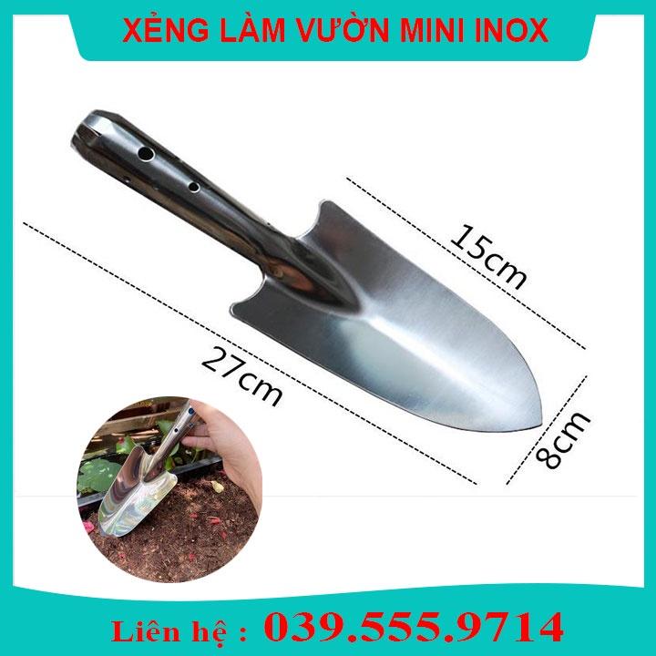 Combo Dụng Cụ Làm Vườn Gồm Cào Cuốc & Xẻng Mini Cầm Tay