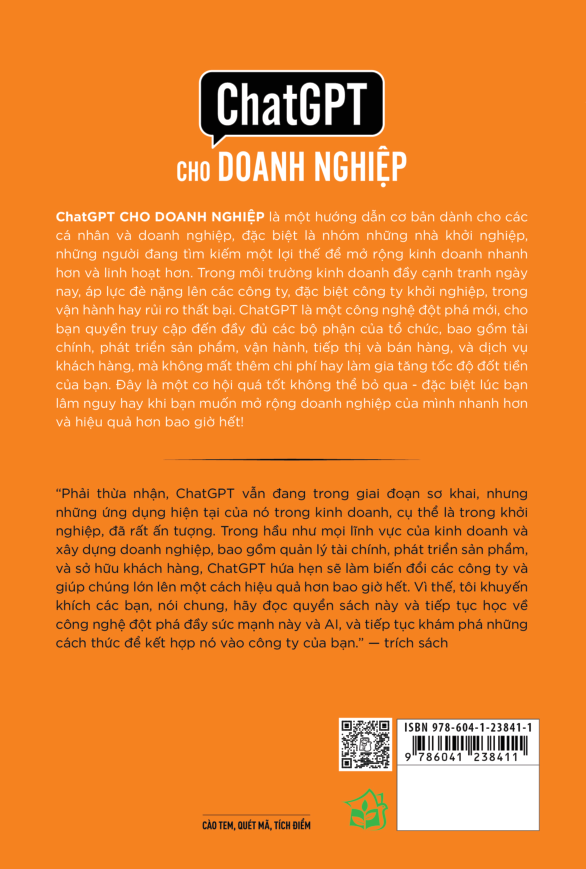 ChatGPT Cho Doanh Nghiệp - Mở Rộng Kinh Doanh Thần Tốc Với Công Nghệ Thay Đổi Cuộc Chơi