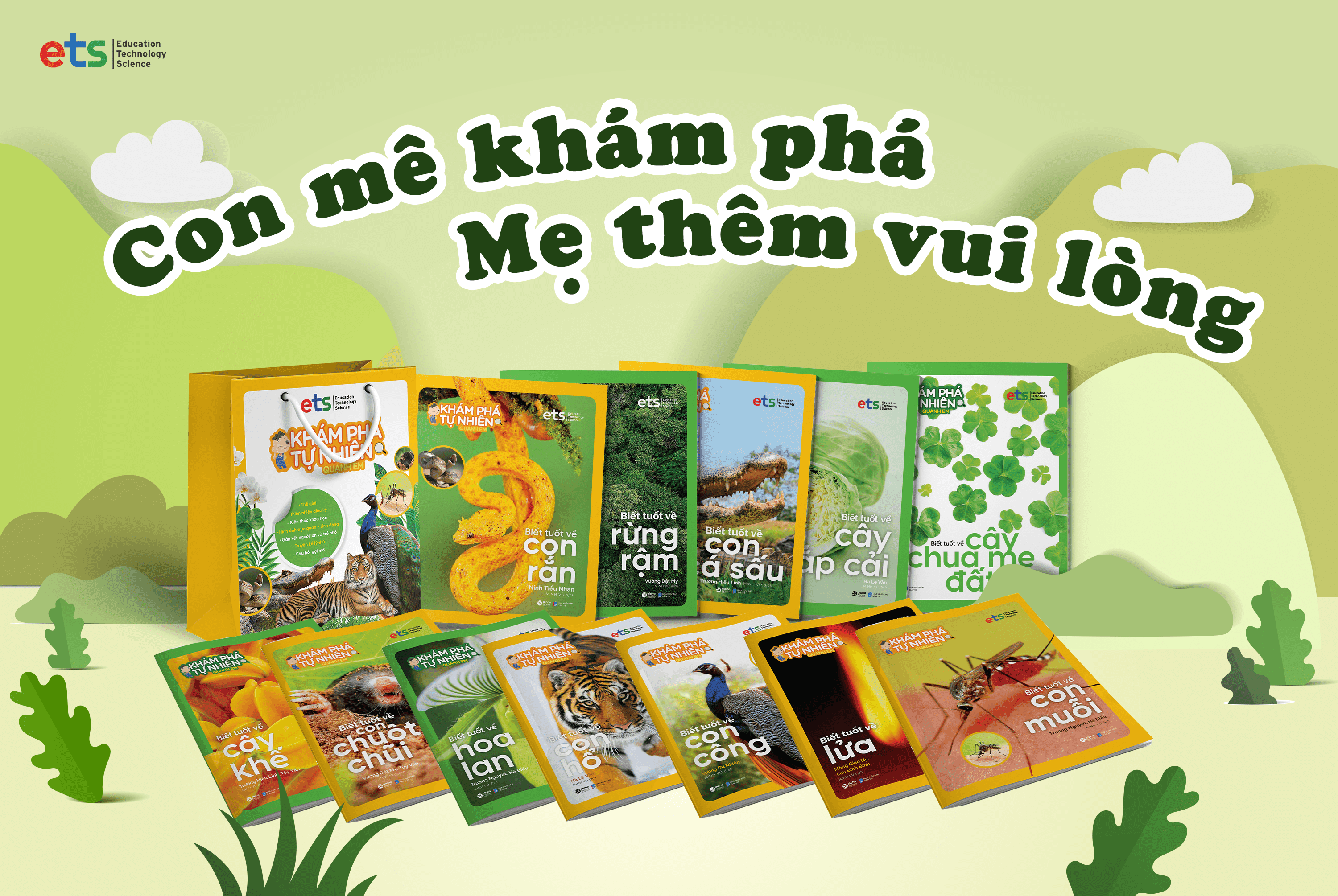 Bộ sách hay cho trẻ: Khám Phá Tự Nhiên Quanh Em (12 cuốn)