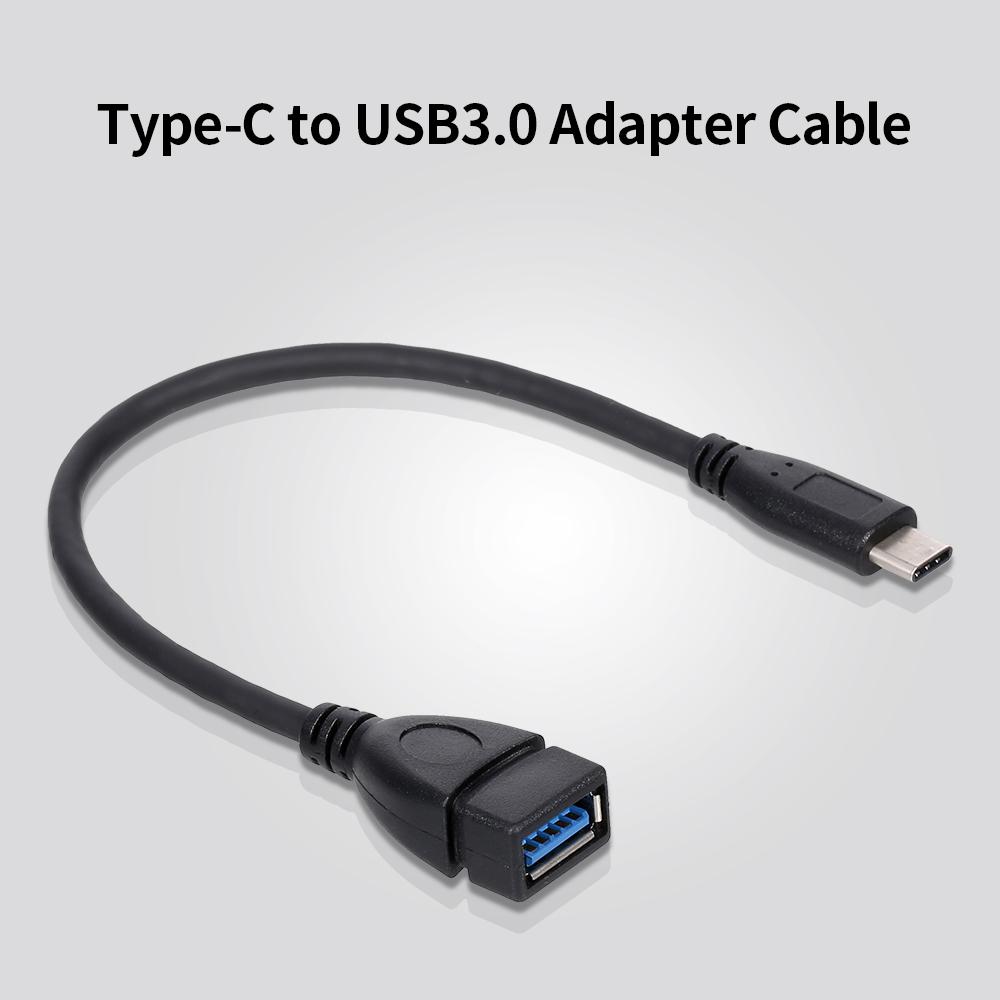 Type-C to USB3.0 Adapter Cable OTG Cable Type-C Male to USB3.0 Female Converter High-speed Transmission for Type-C Phone