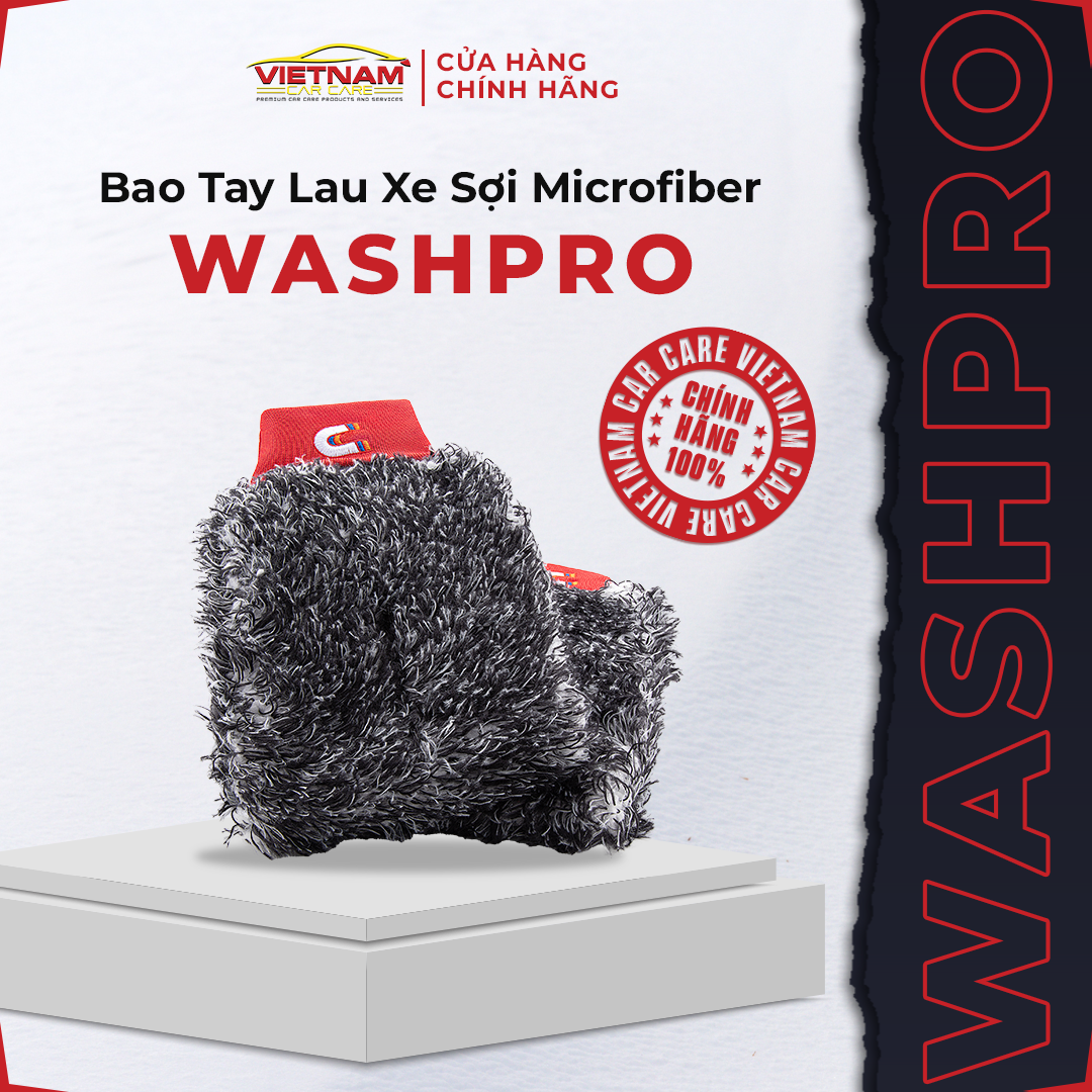 CCC NEXT GEN WASH PRO - Bao Tay Lau Xe Sợi Microfiber