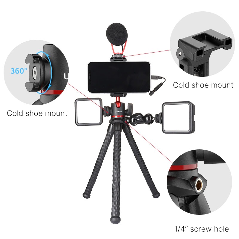 Tripod Chân đế bạch tuộc dùng cho máy ảnh, điện thoại đặt trên mọi địa hình Ulanzi MT-33 - Hàng nhập khẩu