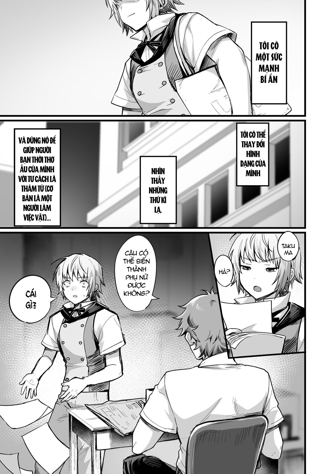 [21+] thám tử thay đổi giới tính chapter 1.1 3