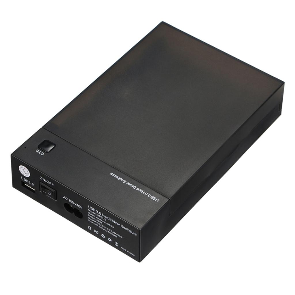 HDD SSD Case 3.5 2.5 SATA to USB 3.0 External Hard Drive Enclosure EU Plug