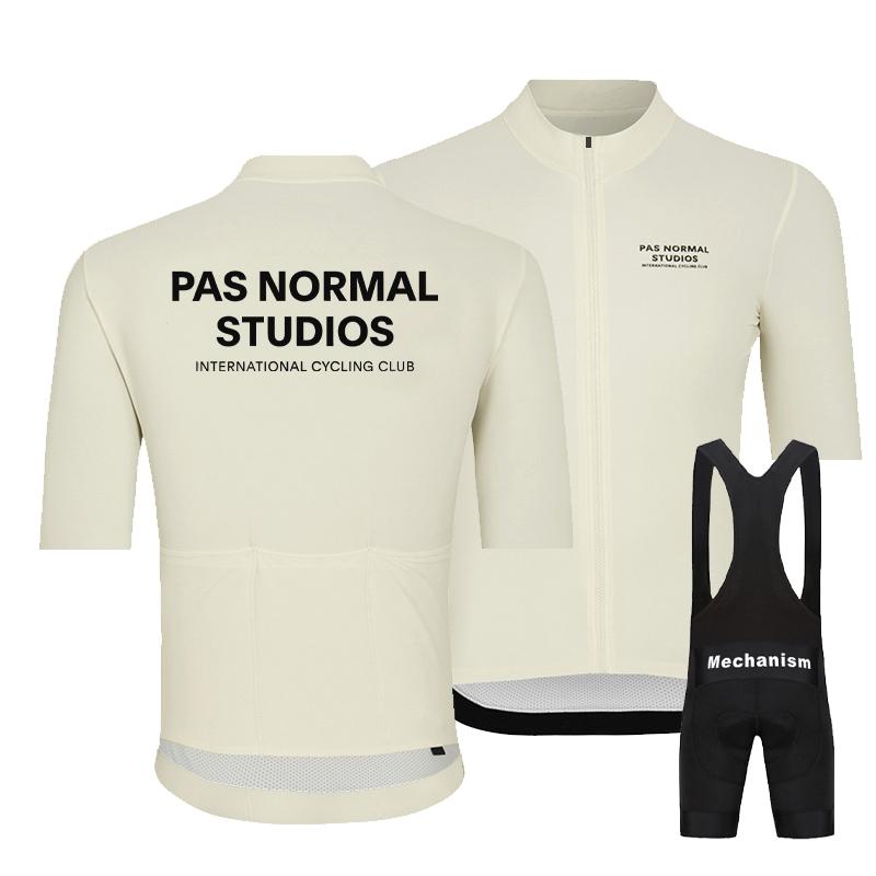 2023 PNS Ciclismo Mùa Hè Mới Áo Ngắn Tay PAS BÌNH THƯỜNG STUDIOS Đi Xe Đạp Quần Áo Thoáng Khí Maillot Mới Ciclismo Hombre Bộ Color: cycling suit 8 Size: XS