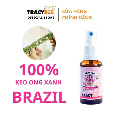 Keo Ong Propolis vị trái cây hỗ trợ ngăn ngừa ho, viêm họng ở trẻ em