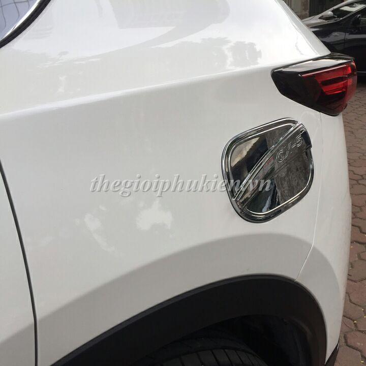 Ốp nắp bình xăng Mazda CX-5, CX5 2018 mạ Crom