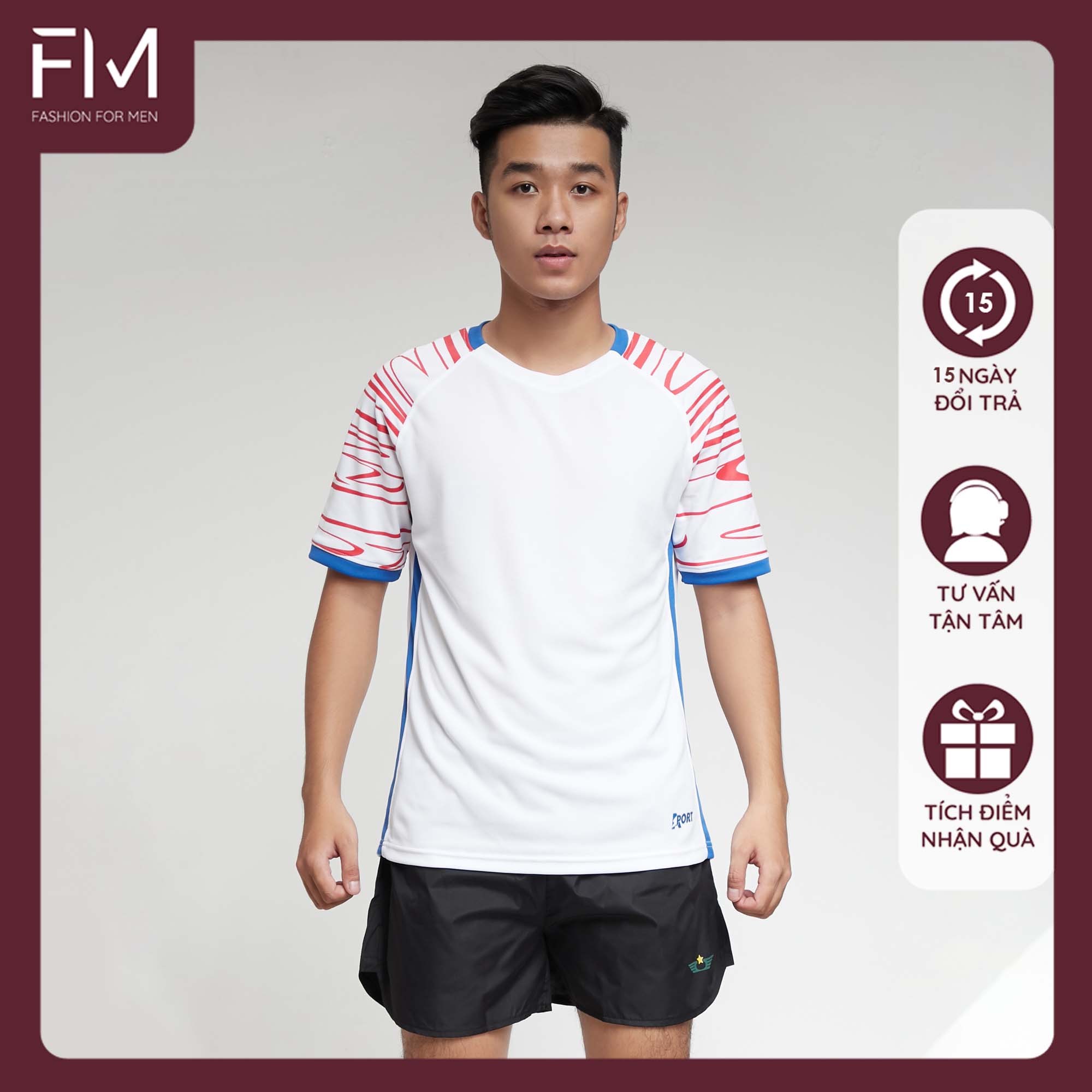 Hình ảnh Áo thun nam cổ tròn tay ngắn, chất thun mè mềm mại, co giãn thoải mái – FORMEN SHOP – FMARD002