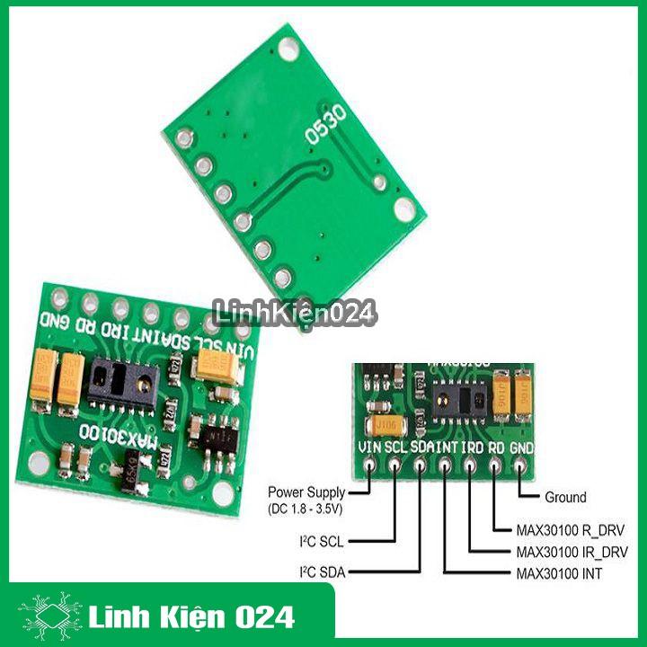 Module Cảm Biến Nhịp Tim Và Oxy Trong Máu MAX30100