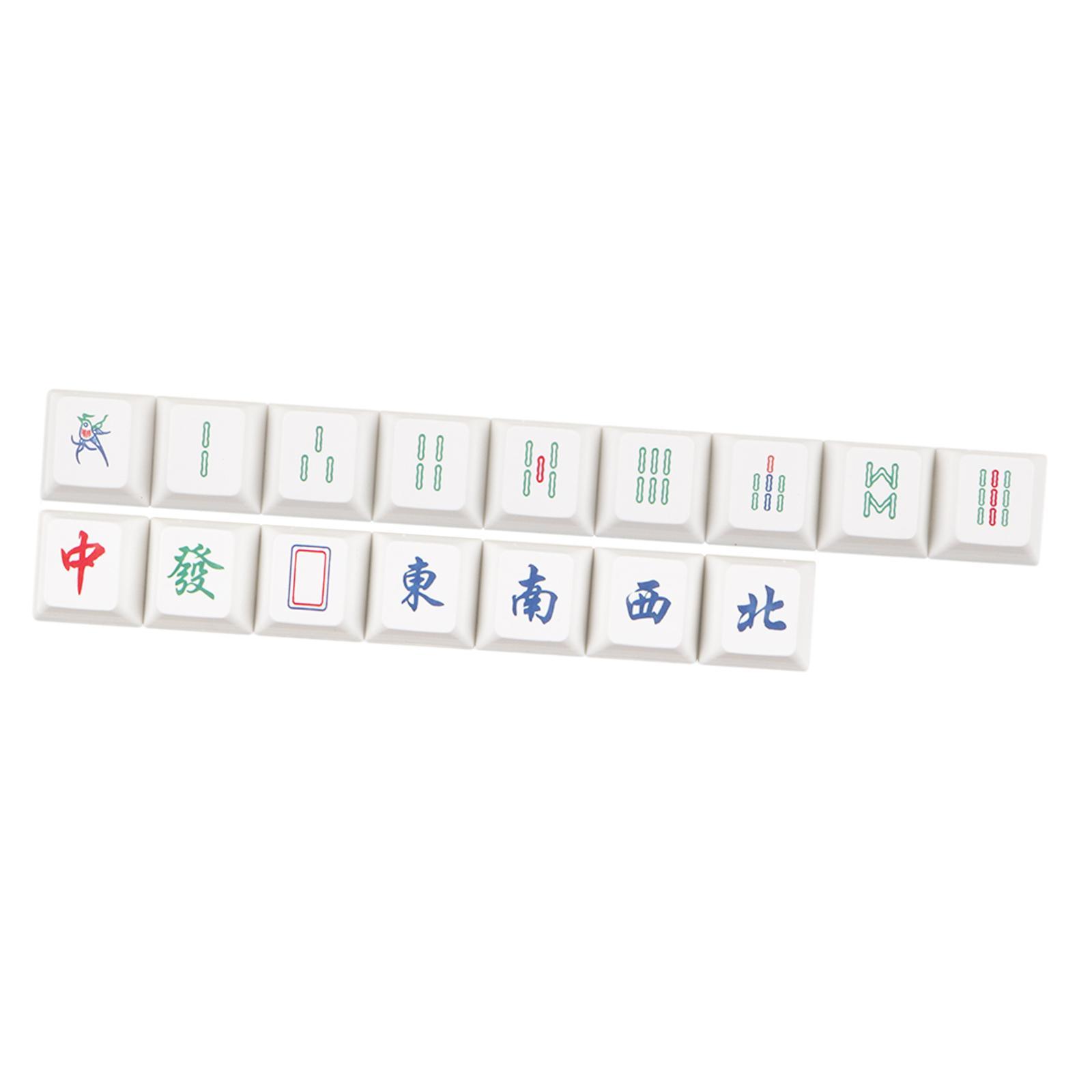 16 Key Chinese Mahjong Mechanical Keyboard  Easy to Read Home