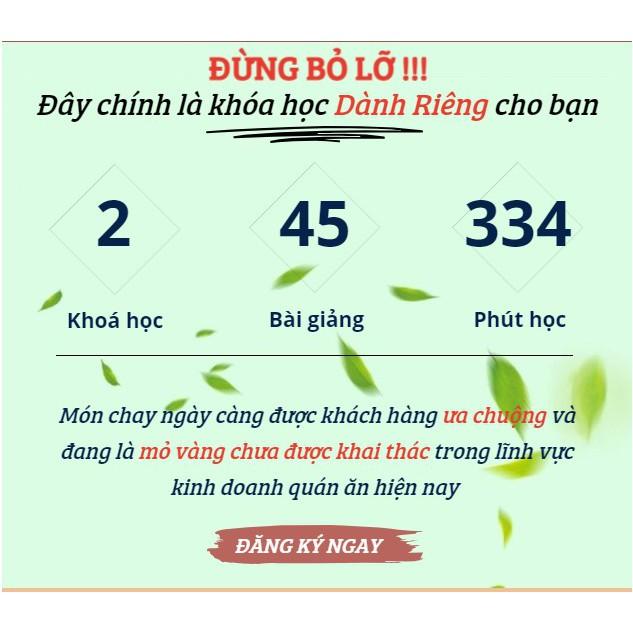 Trọn Bộ Khóa Học Nấu Ăn Online Món Chay Và Thực Dưỡng- Tặng khóa Detox - Unica