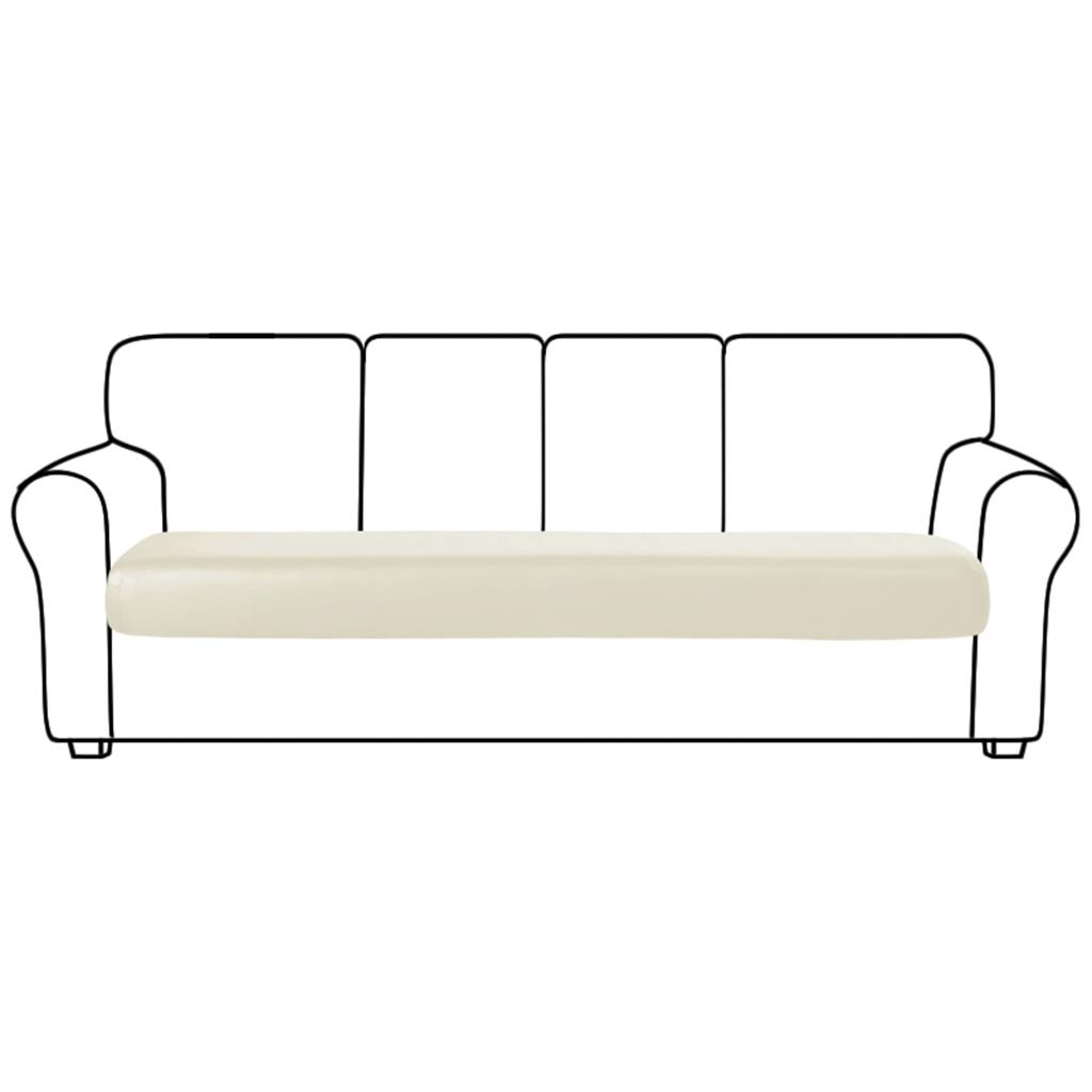 PU-Leather Stretch Sofa Seat Cushion Cover Slipcover