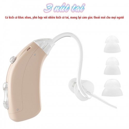 Máy trợ thính không dây pin sạc Axon A-318 - Tặng kèm hộp đựng máy, có bộ lọc tiếng ồn