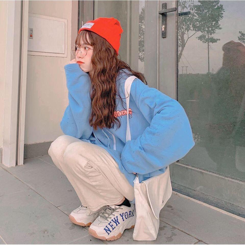 Áo khoác hoodie Chống Rét Cho Nữ Cho Cặp Đôi in hình BANAWA Chất Nỉ Unisex  Form rộng Có 4 Màu Ulzzang