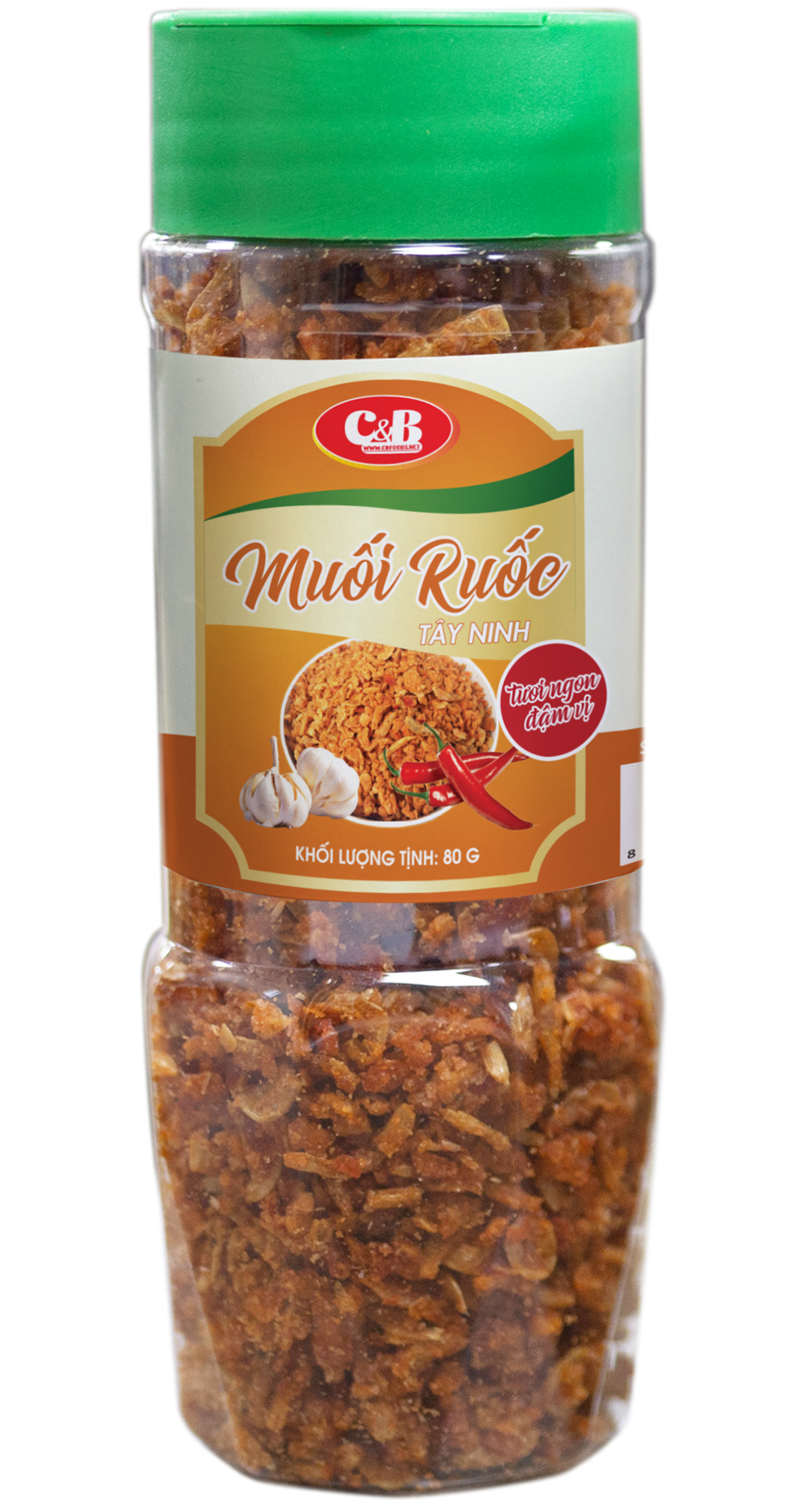 Muối Ruốc Ớt Tây Ninh C&amp;B - Hộp 80G