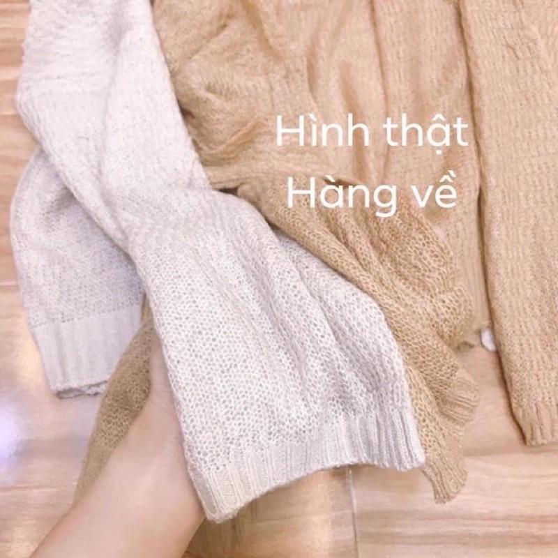 Áo cadigan len mỏng siêu hot