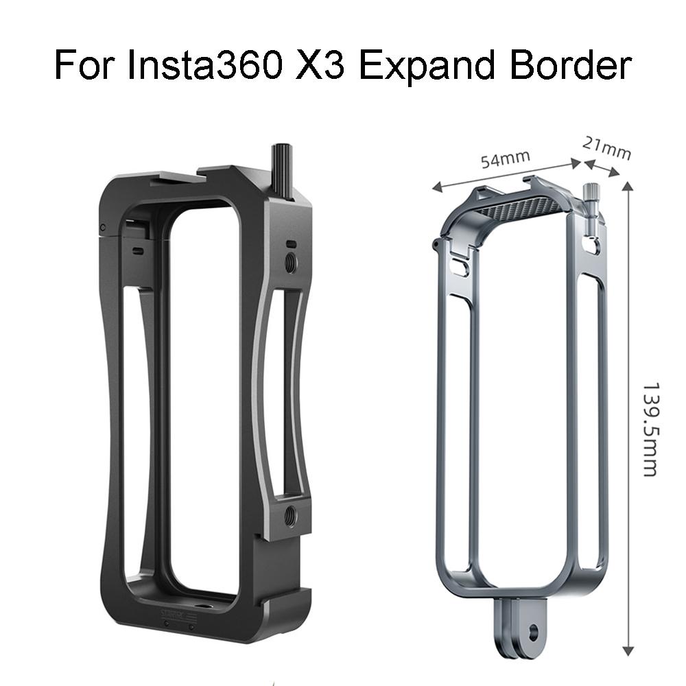 Insta360 X3 Phụ Kiện Mở Rộng Nhiệt Khung Giày Lạnh Camera Vỏ Bảo Vệ Cho Insta360 X3 Hợp Kim Nhôm