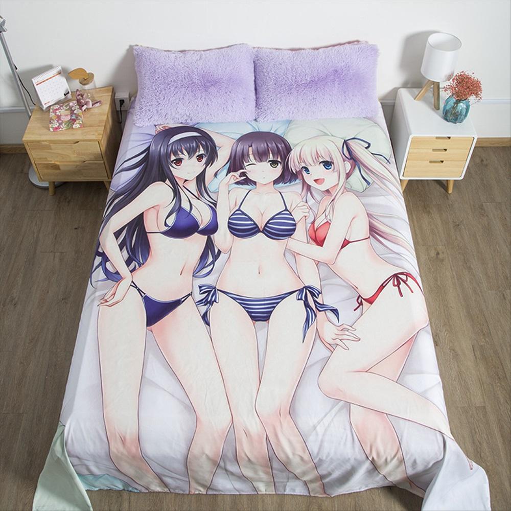 Anime Nhật Bản Gợi Cảm Manga Làm Đẹp Giường Tấm Phẳng Chăn Ga Gối Coverlet Cosplay Takuo Bé Trai Quà Tặng