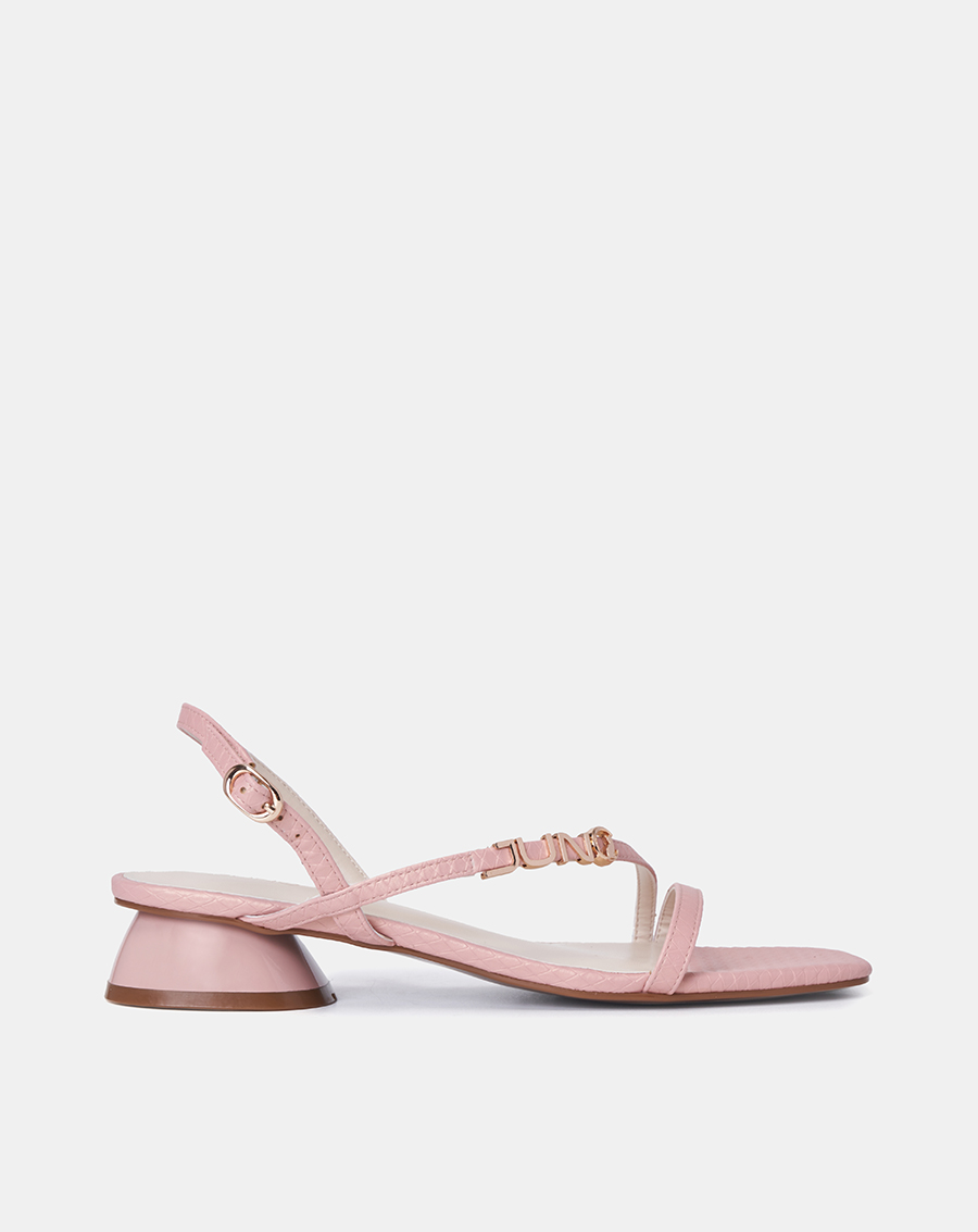 Giày Sandal Nữ 3cm Thời Trang Juno Dây Mảnh Phối Khoá Cats SD03067