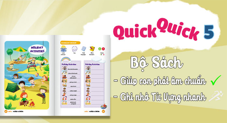 Quick Quick - Học Nhanh Từ Vựng Tiếng Anh 5 (9-10 Tuổi)